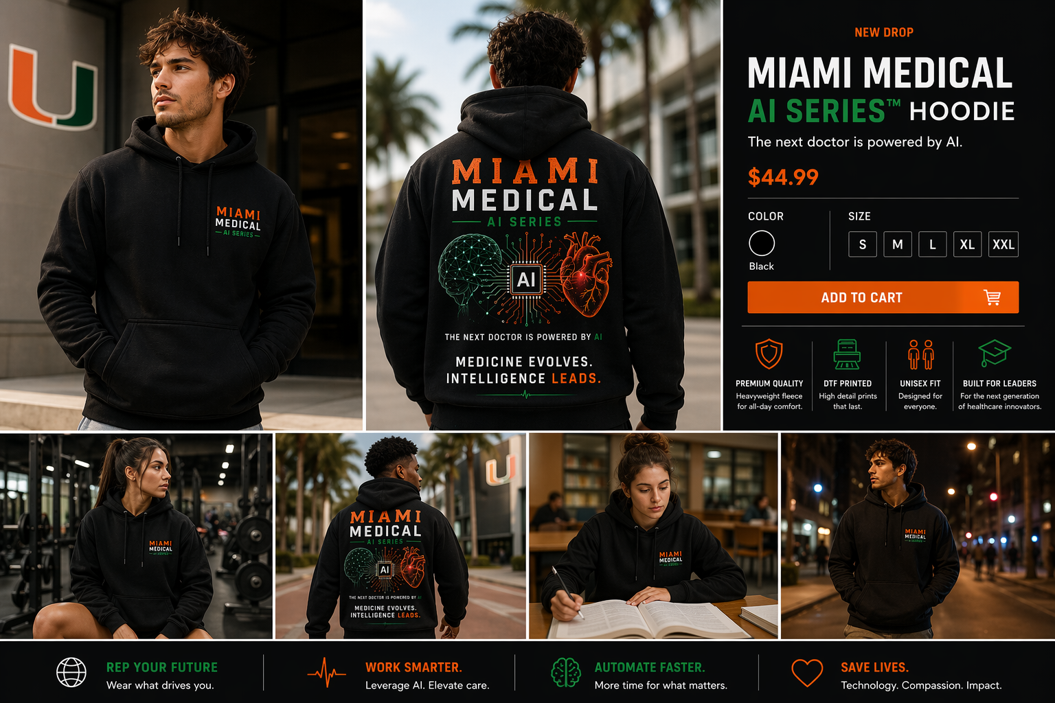 Degree AI Series™ – Medical Edition Hoodie