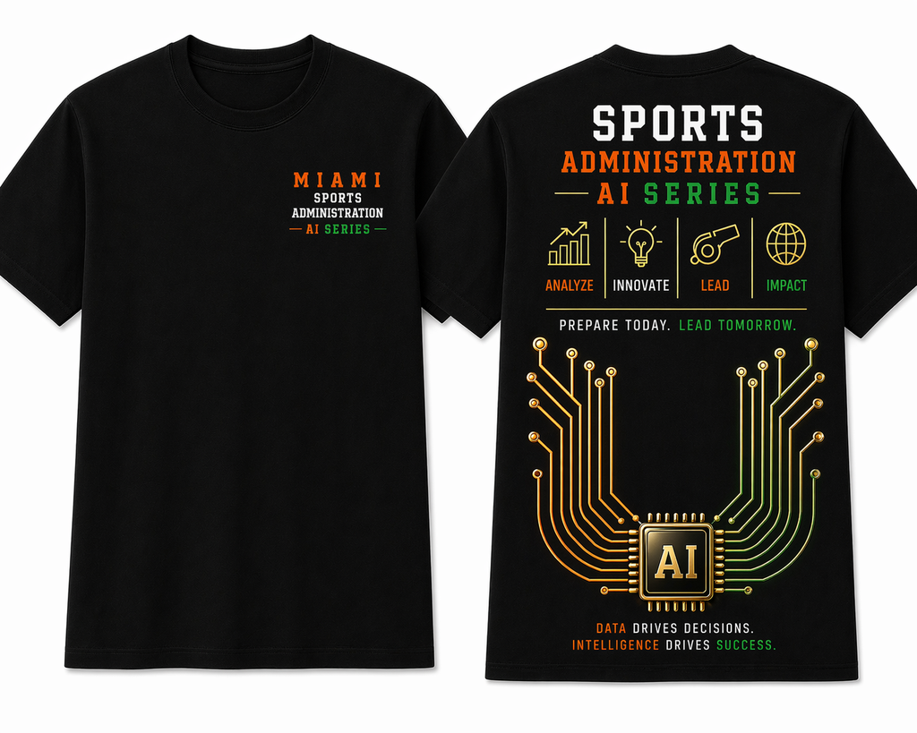 Miami Sports Administration AI Series™ T-Shirt