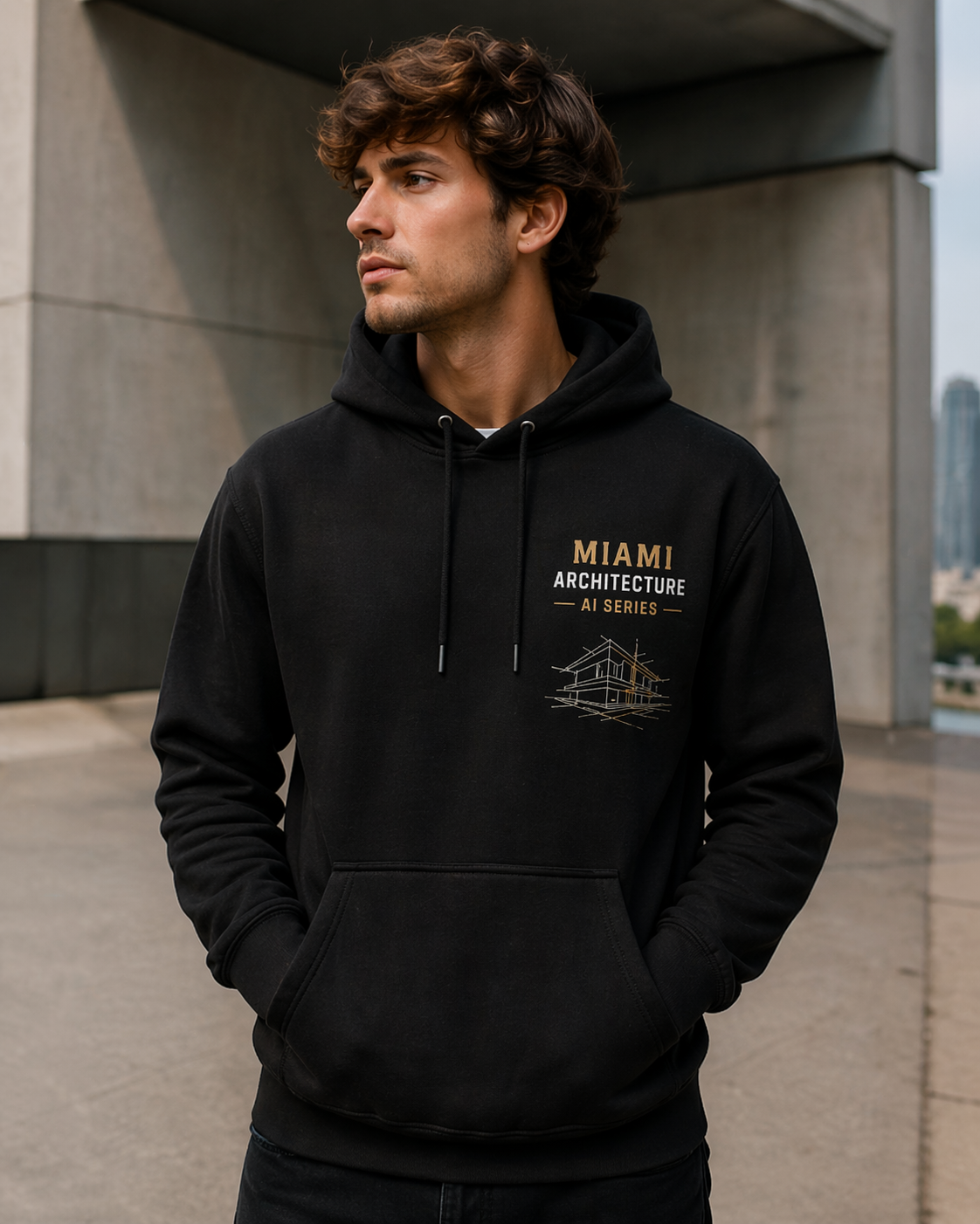 Miami Architecture AI Series™ Hoodie
