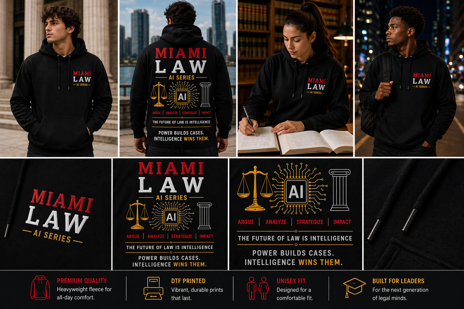 Miami Law AI Series™ Hoodie
